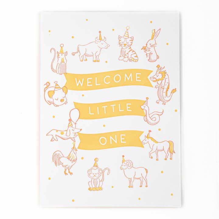 Welcome Little One x Chinese Zodiac Print for wholesale by Sherry's Palette