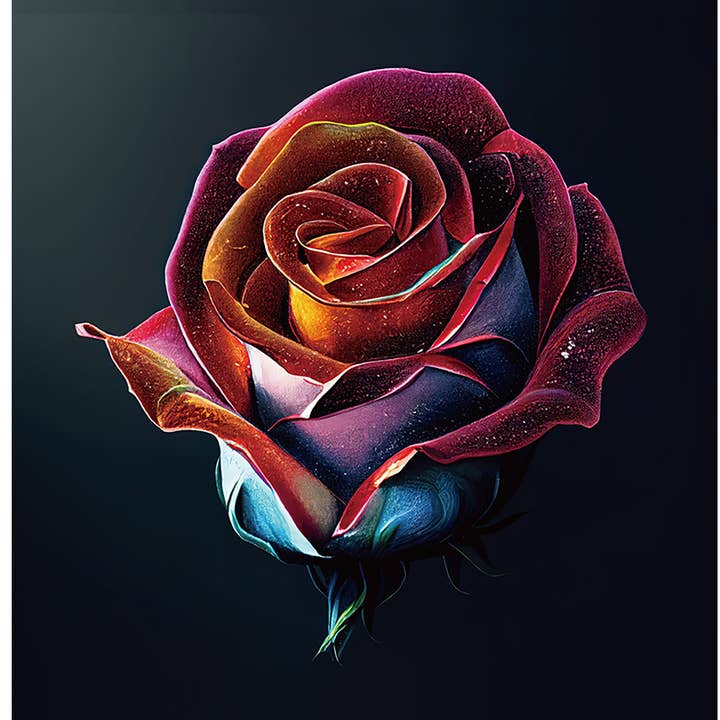 Dark Rose Diamond Painting Kit for wholesale by Camelot