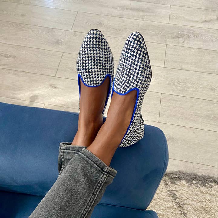 VOLUBILIS PARIS - Wholesale Slippers - Women's - PIA houndstooth slippers1