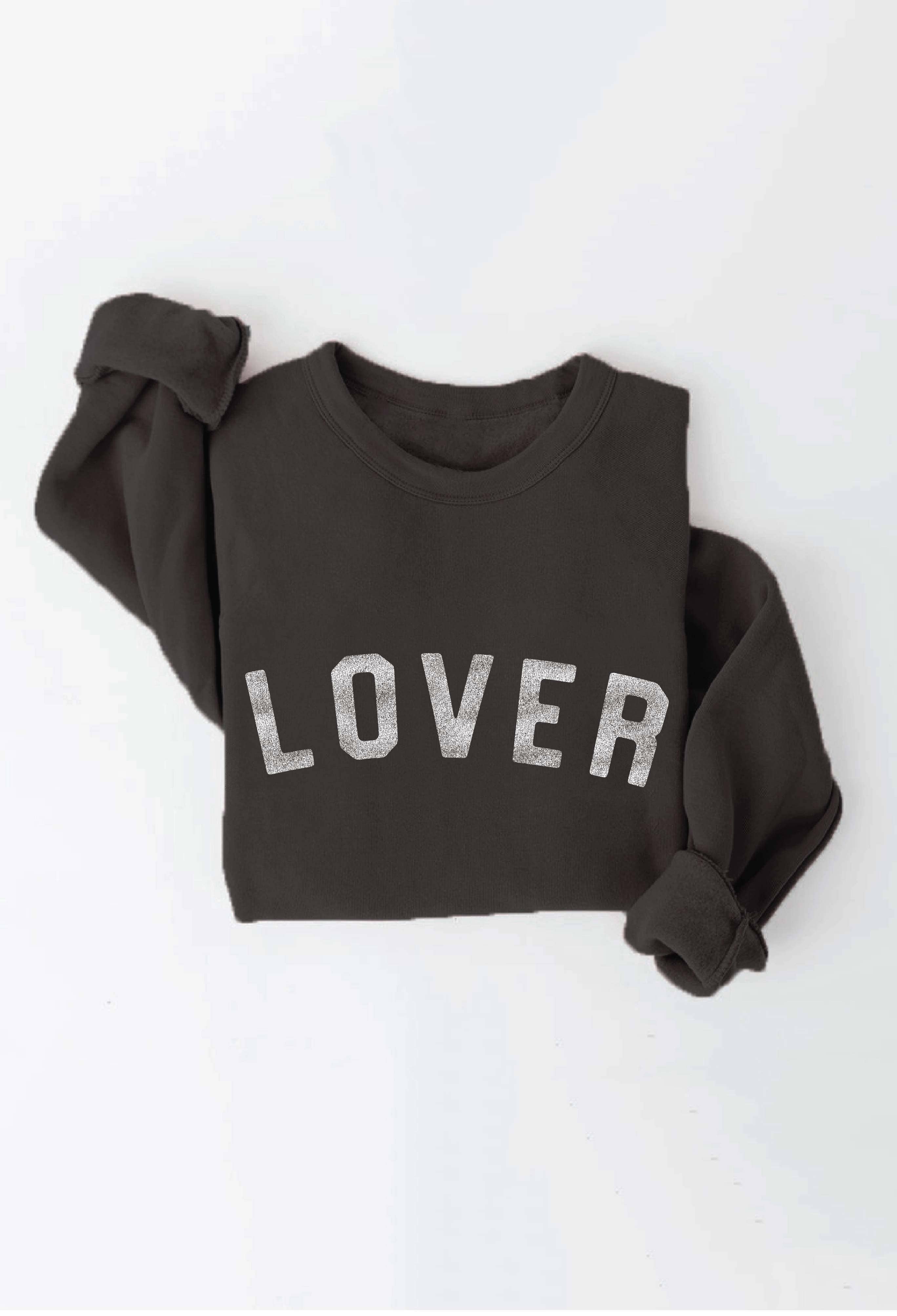 OAT COLLECTIVE - Wholesale Graphic Sweatshirt - Women's - LOVER Graphic Sweatshirt0