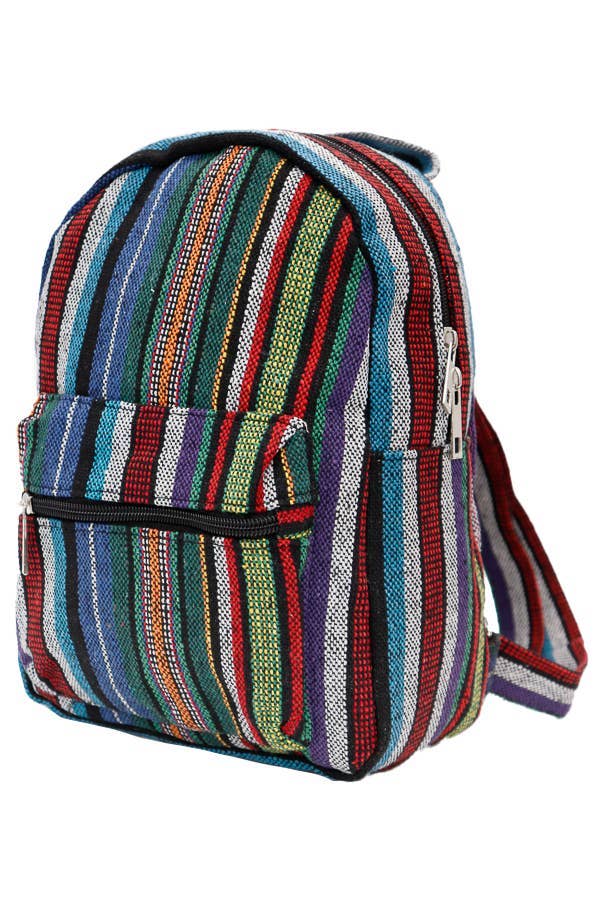 ASSORTED Navajo Boho Tribal Woven Backpack for wholesale on Faire8