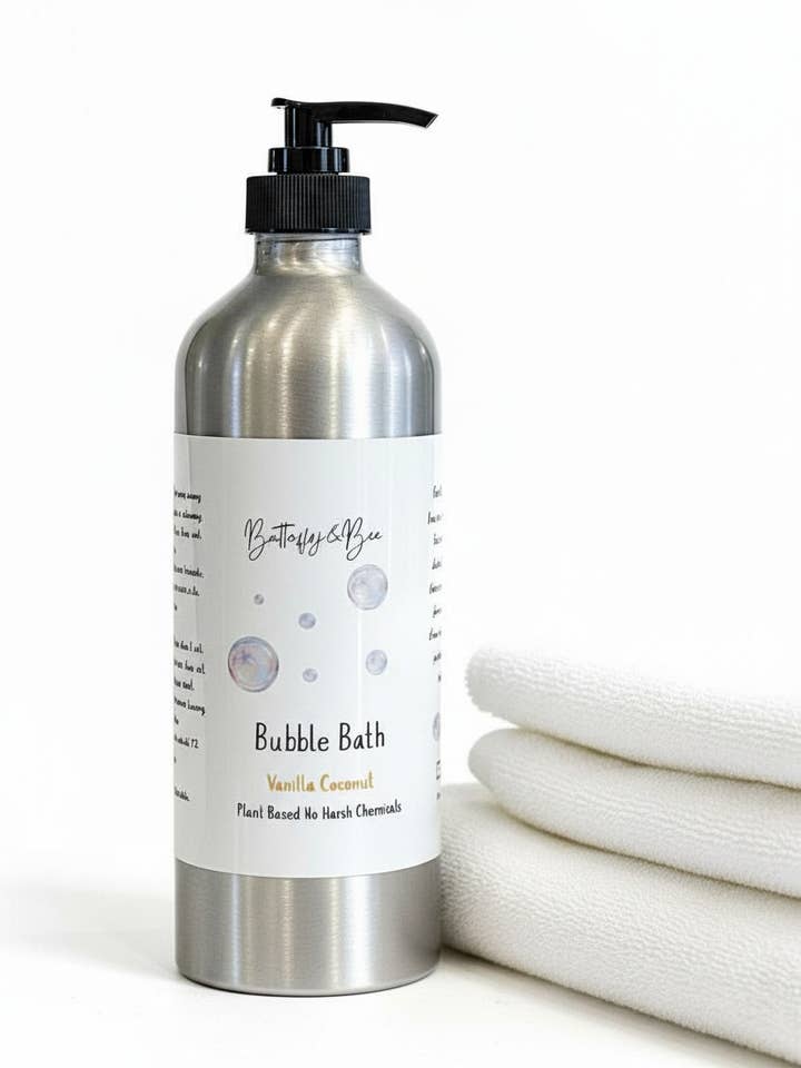 Extra Bubbly Adult Bubble Bath & Body Wash, Plant Based Bub for wholesale by Butterfly&Bee