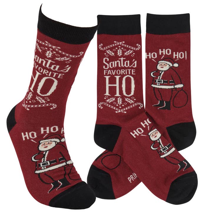 Santa's Favorite Socks for wholesale by Primitives by Kathy