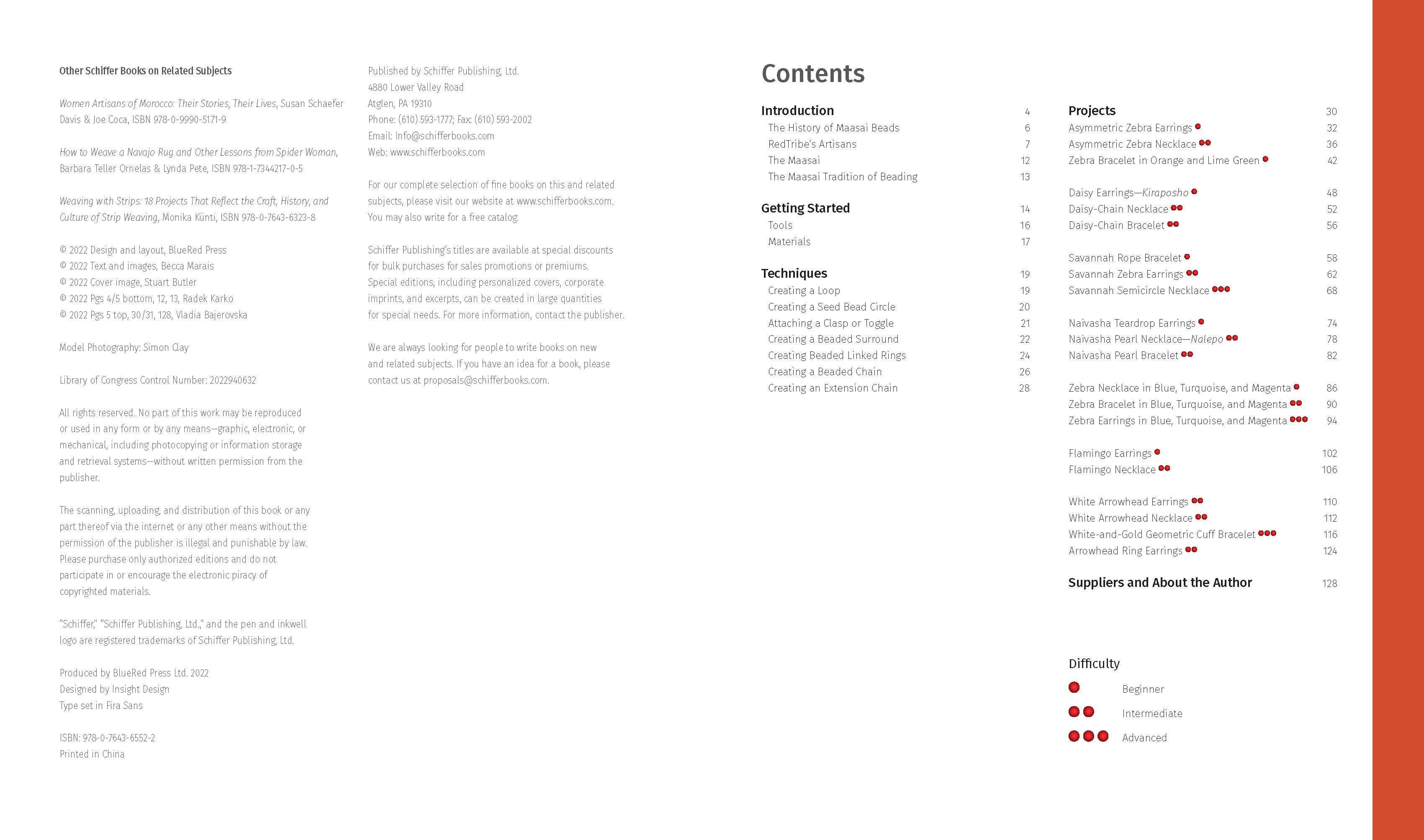 Schiffer Publishing - Wholesale Crafts, Hobbies & DIY - Contemporary Maasai Beading1