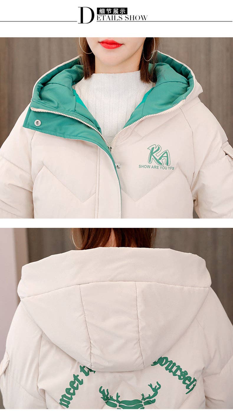 Marayn - Wholesale Puffer Jacket - Women's - Chic 2025 Winter Puffer Jacket Korean Style Warm Loose #246