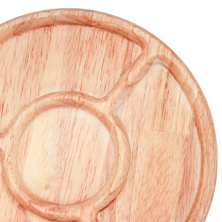 Q Toys - Wholesale Wood toy – Child - Round Dividing Tray3