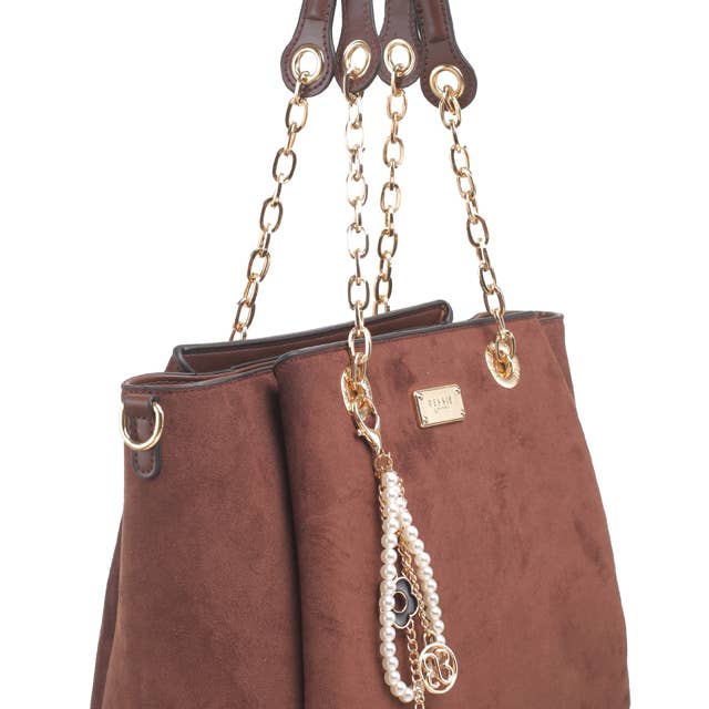 Bessie London - Wholesale Shoulder Bag - Women's - GLAMOUR CHAIN SHOPPER BAG12