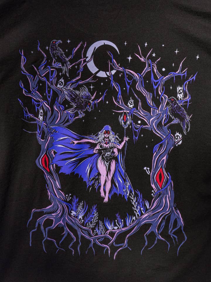 Warm People - Wholesale T-Shirt (Graphic) - Unisex - Black Forest - Witch T-Shirt5
