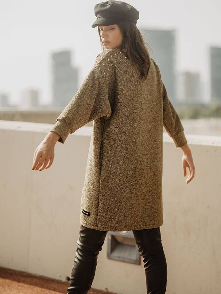 SIMPLESMENTE O MELHOR VESTIDO LUREX por atacado de BE HAPPINESS