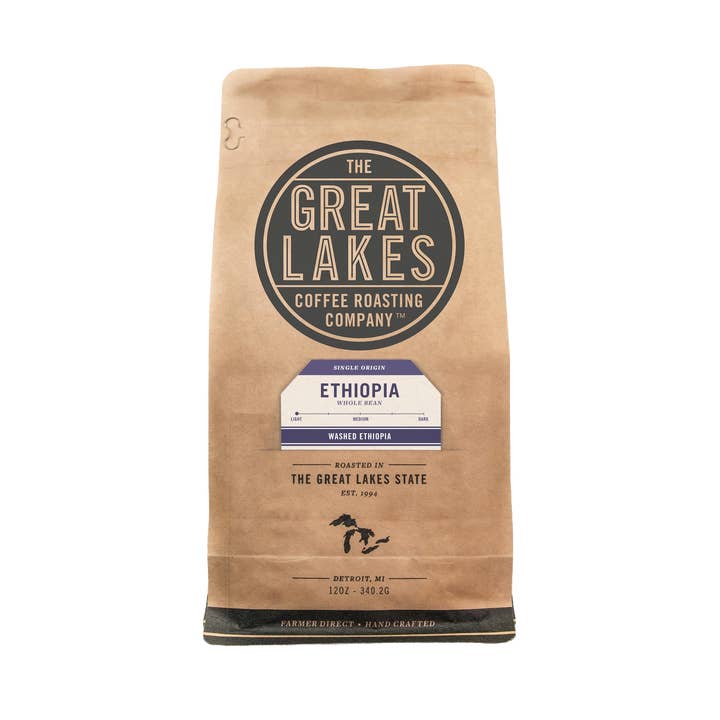 Ethiopia Washed - Whole Bean Coffee for wholesale by Great Lakes Coffee Roasting Company