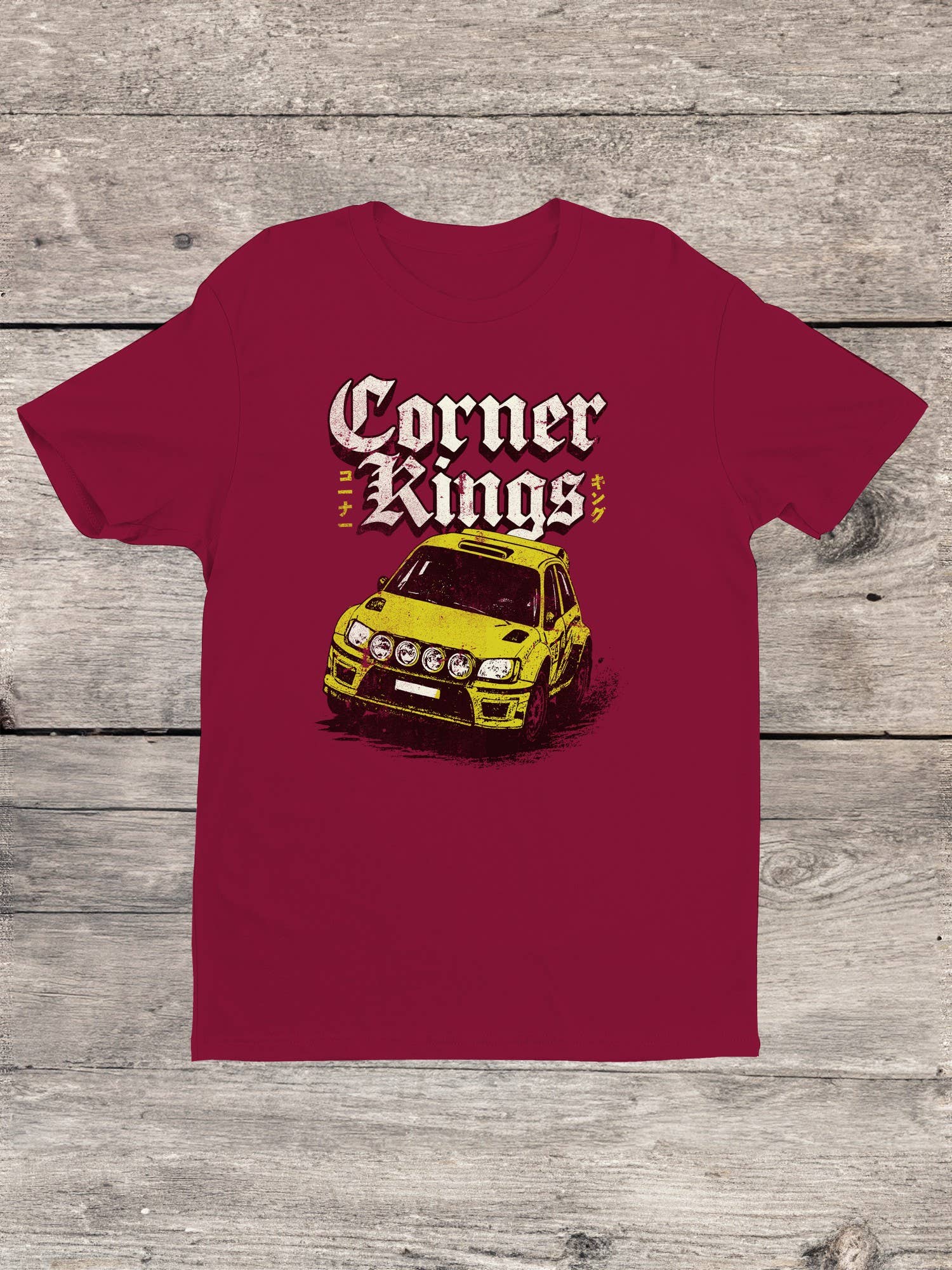 Cardinal Red Corner Kings Rally Legends Men's T-shirt for wholesale on Faire0
