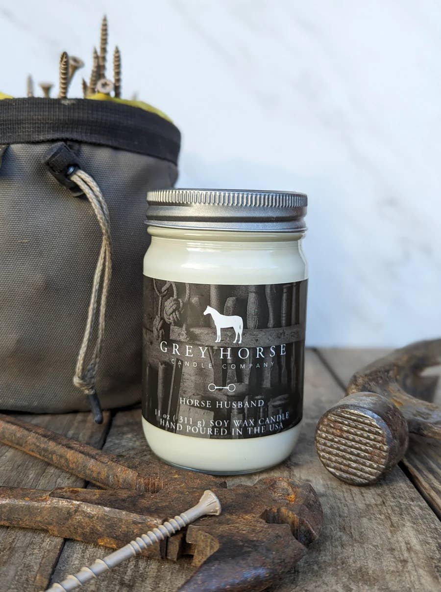 Grey Horse Candle Company - Wholesale Jar/Filled Candle - Horse Husband Soy Candle