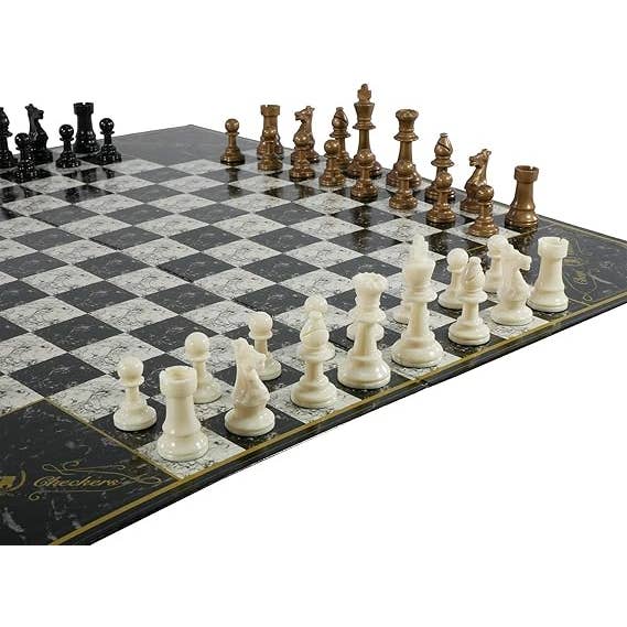 Hansen Game Gift & Toy Company - Wholesale Board Game - John N. Hansen: Chess 4, Black