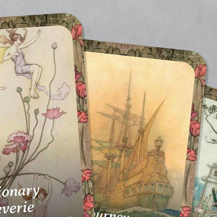 Ibiza Tarot USA - Wholesale Tarot Cards - The Dreamweaver Oracle - Artwork by Warwick Goble - 24 cards - Oracle Cards - Oracle Deck - Fortune Telling - Divination cards - Fairy tale3