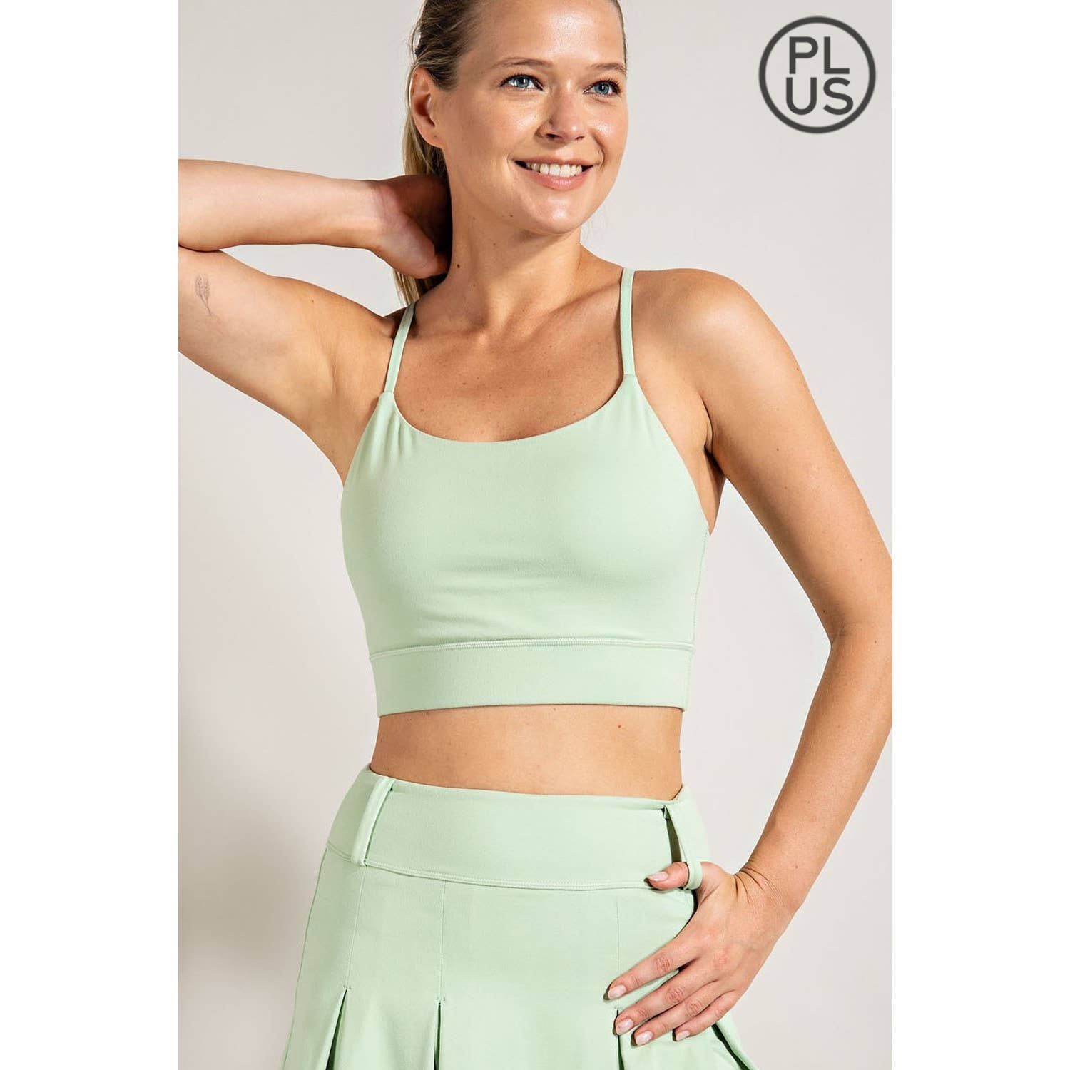 Rae Mode - Wholesale Sports Bra - Women's - PLUS SIZE BUTTER SPORTS BRA WITH ADJUSTABLE STRAP45