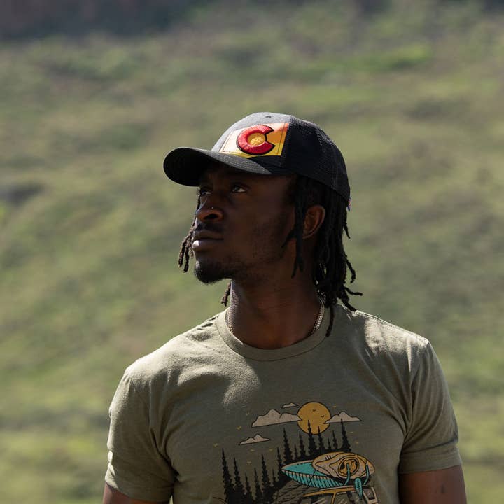 YoColorado - Wholesale Trucker Hat - Unisex - Hat - Telluride Incline Colorado Trucker4