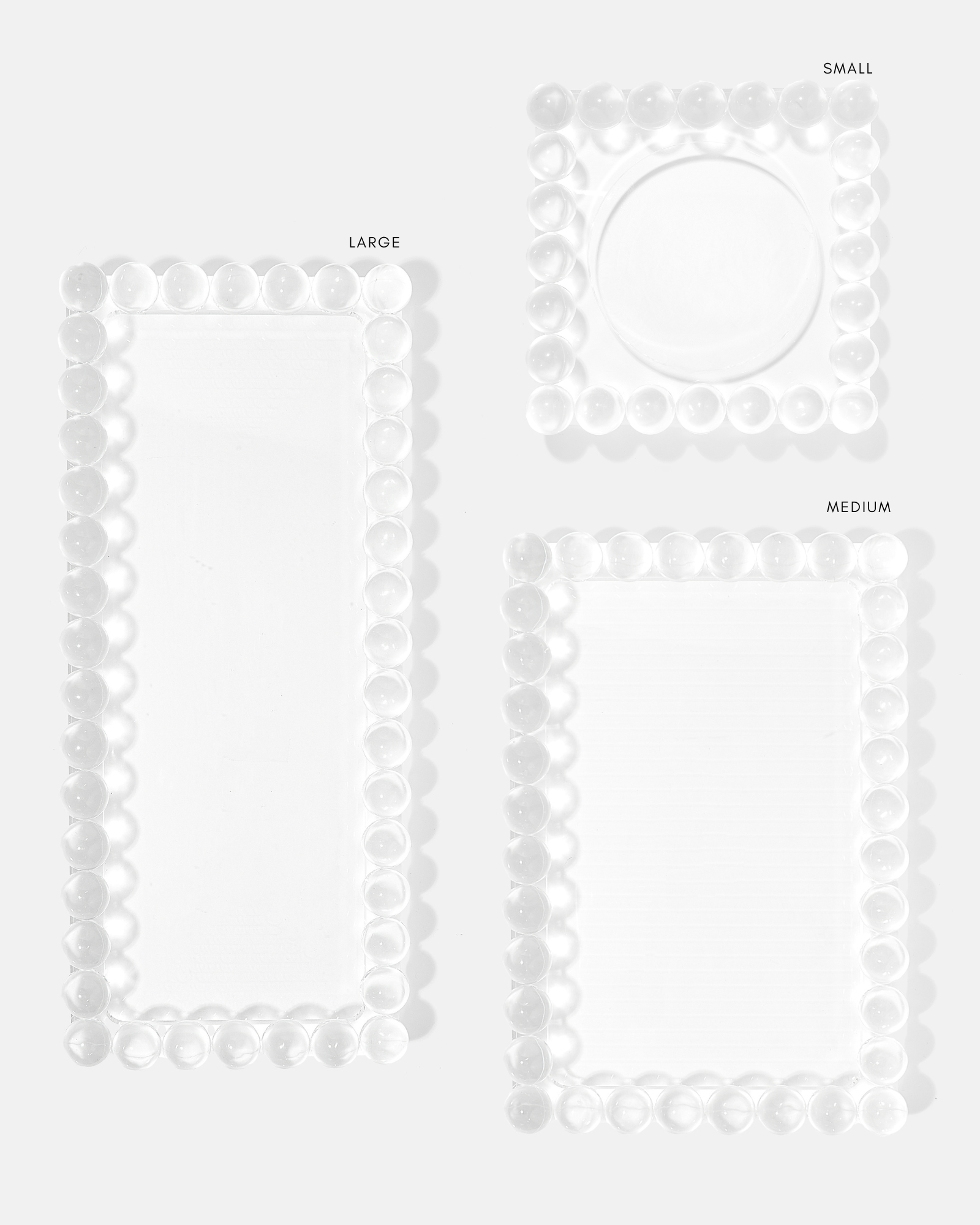 Tart By Taylor - Wholesale Decorative Tray - Medium Bubble Lucite Tray8