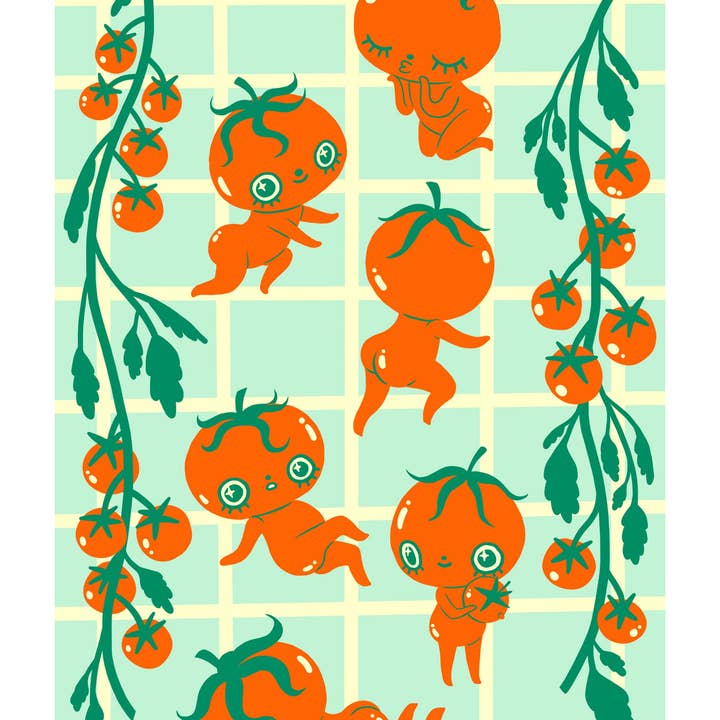 Hannakin - Wholesale Art print - Juicy Tomatoes - A4 Print1