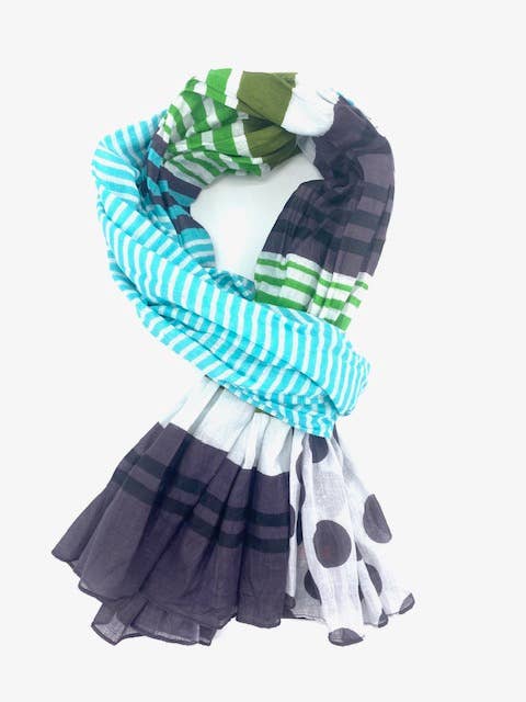 Maison Unik Accessoires - Wholesale Scarf - Unisex - Scarf wrap shawl Pareo 100% cotton2