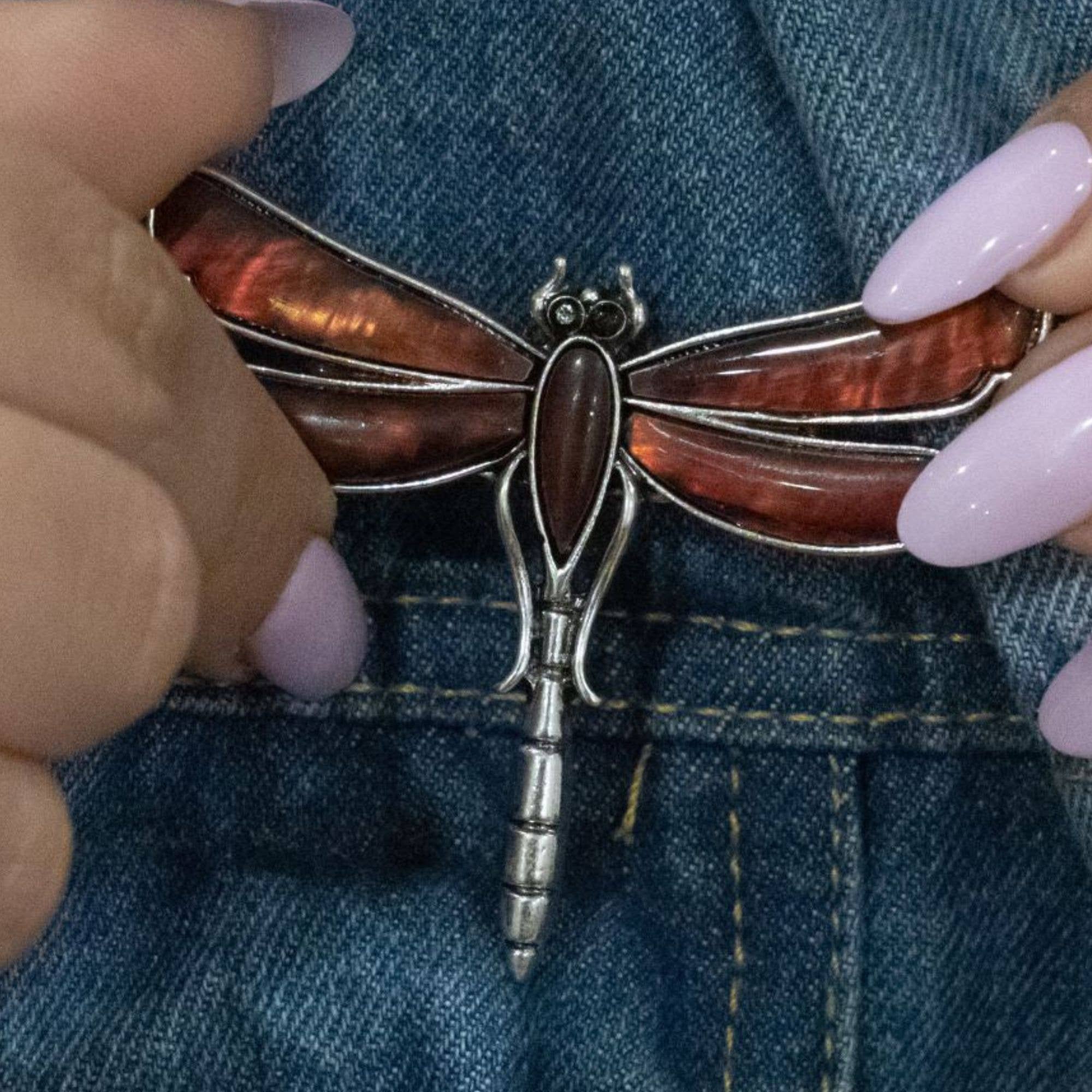 Axcessorize - Vente Broches - Broche à épingle en forme de libellule4