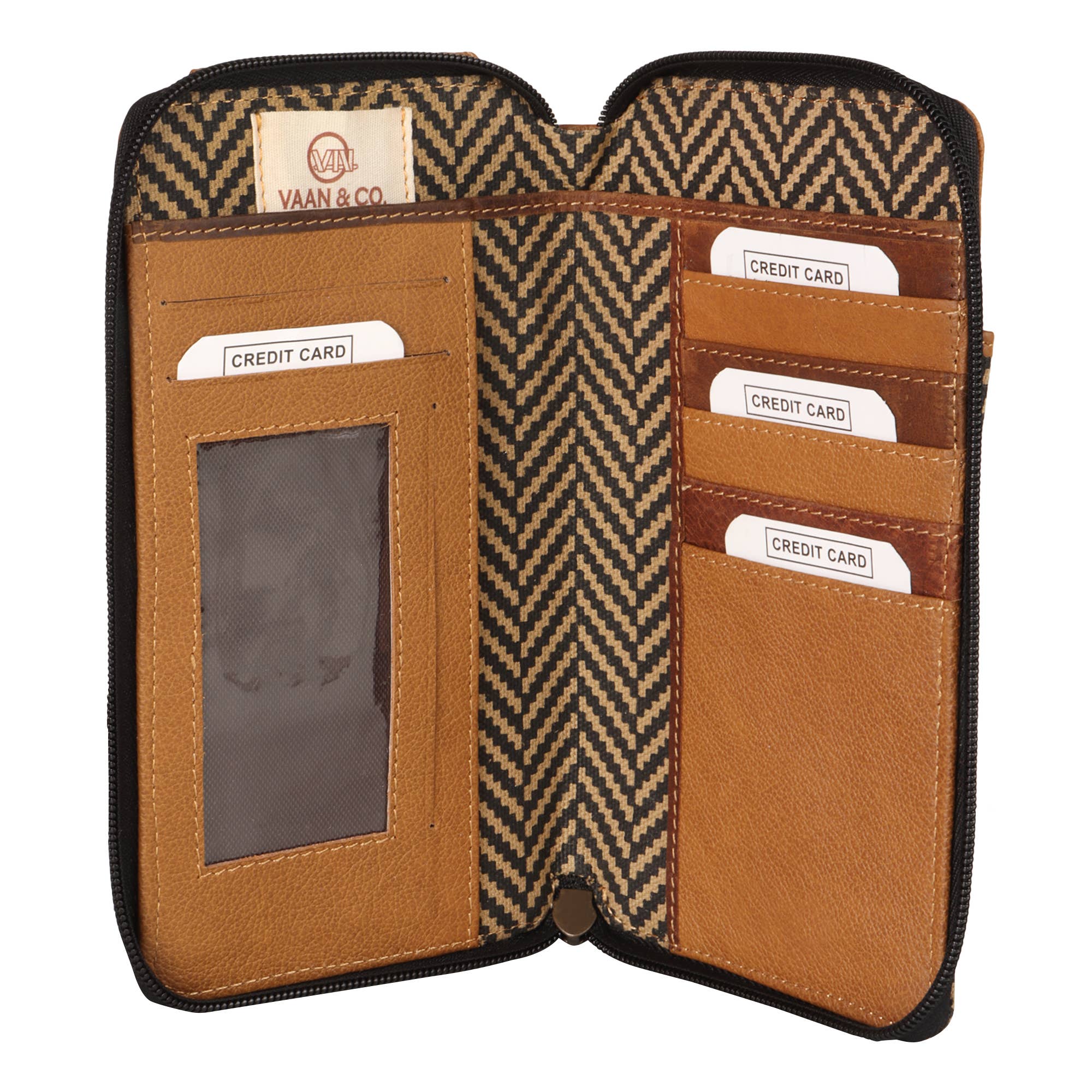 Vaan & Co. – wholesale Crossbody bag – Women's – Herringbone Cellphone Wallet4