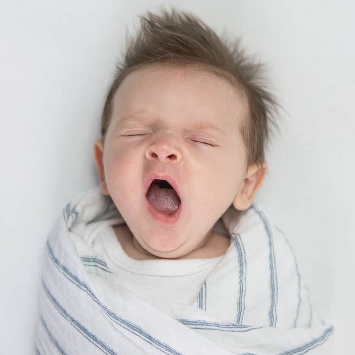 SwaddleDesigns - Vendita all'ingrosso Set di copertine fascianti - Neonati - Coperte in mussola, set di 3, denim indaco3