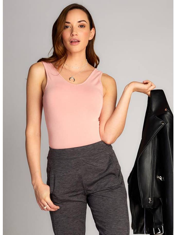 C'est Moi Clothing Co - Wholesale Tank Top - Women's - Bamboo Reversible Tank- CEBT11157