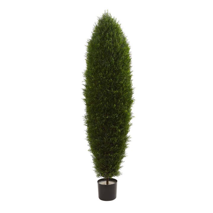 5' Cypress Tree w/1650 Lvs UV Resistant (Indoor/Outdoor) for wholesale by Silk Flower Depot