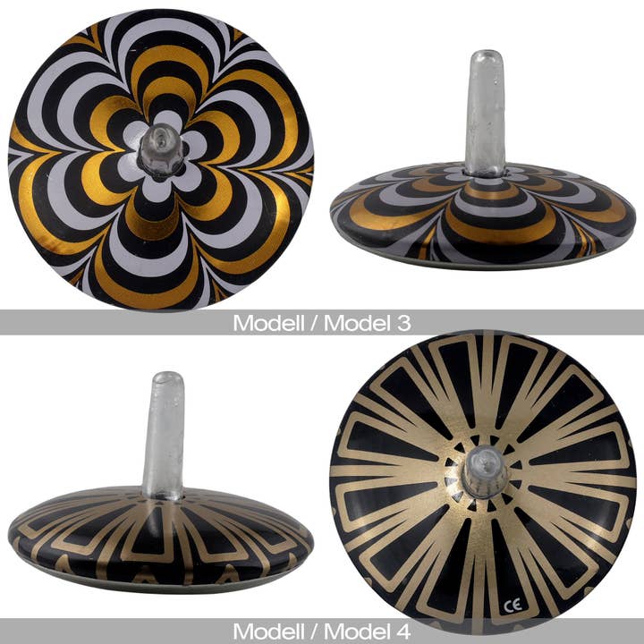 Tribal Trade GmbH - Wholesale Classic Toy - Kids - Tin toy spinning set tin spinning table top2