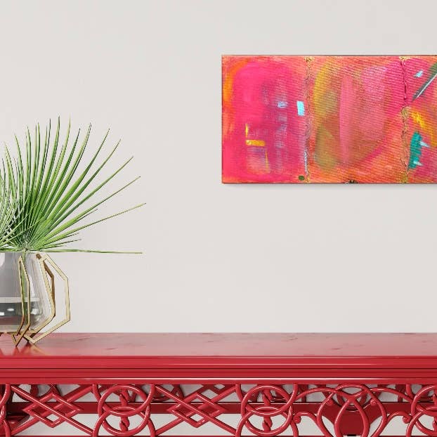 Inspire Baubles - Wholesale Painting/Drawing - Life Is A Carnival! Acrylic painting, 12” x 24”