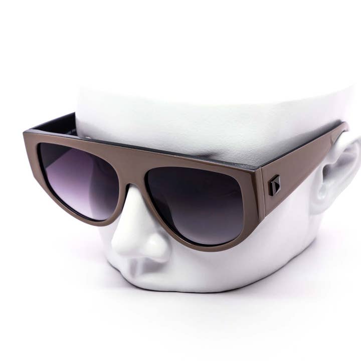 Oversized Modern Flat-top Vintage Fashion Sunglasses for wholesale by Still Friday