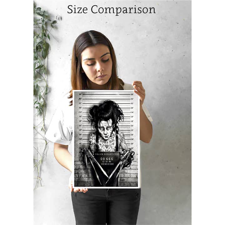 Black Market Art - Wholesale Art Print - Eddie Mugshot - Art Print4
