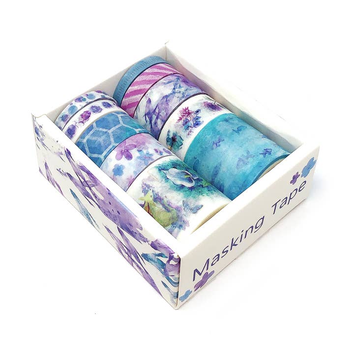 Ensemble de rubans Washi Aquatic (10 rouleaux) pour la vente par Allydrew