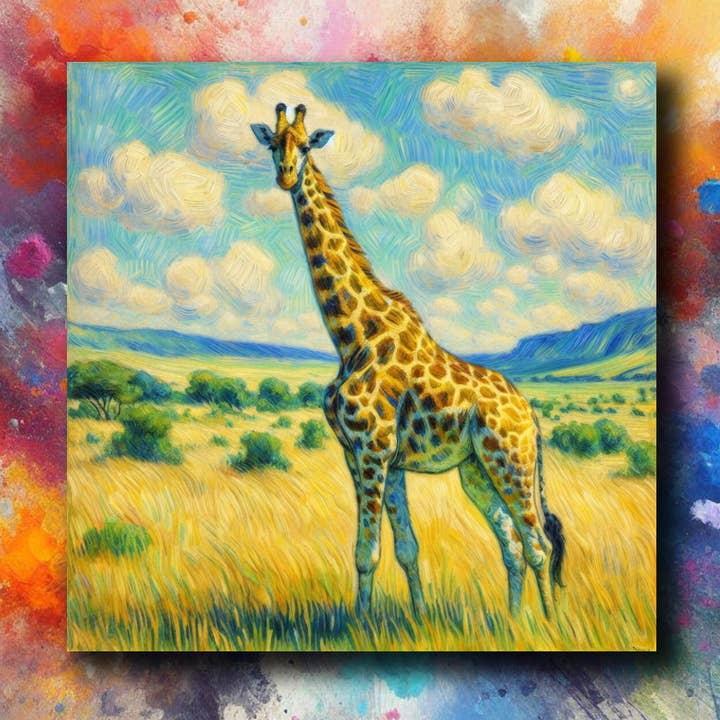 Magnete per frigorifero a forma di giraffa 55x55mm per la vendita all'ingrosso da parte di frostedgrey