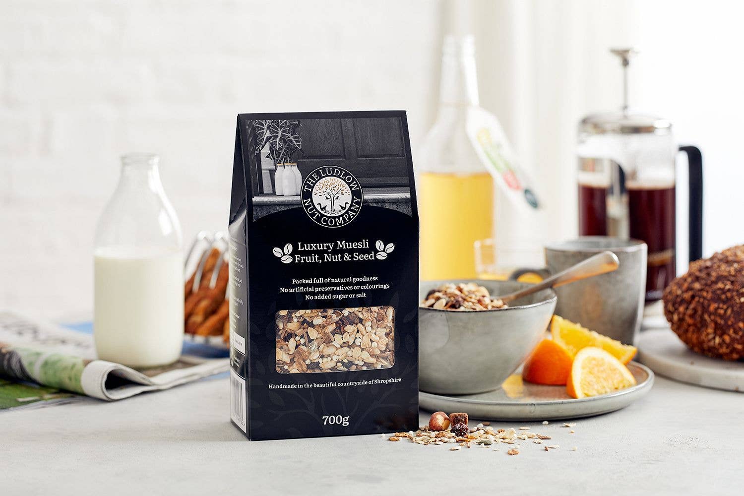 The Ludlow Nut Company - Wholesale Breakfast cereal - Luxury Muesli Fruit, Nut & Seed (700g)0