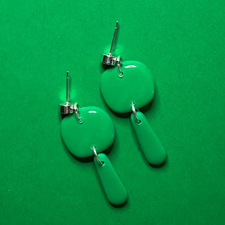 Square Drop - Kelly Green for wholesale by Alchemy Love Co.