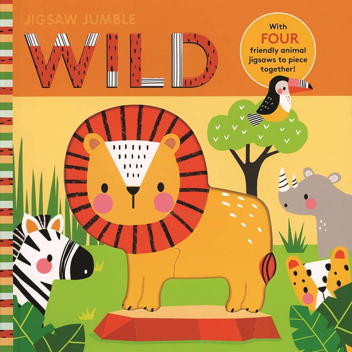 EDC Publishing - Wholesale Preschool Book (3-5) - Jigsaw Jumble: Wild