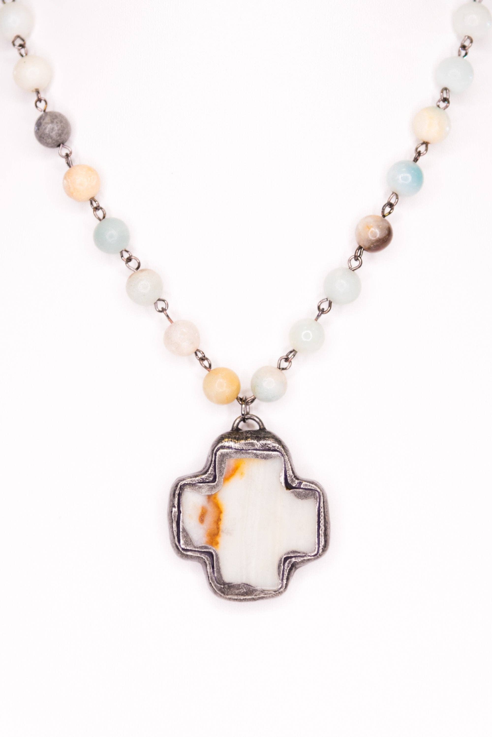 Dylan Designs - Wholesale Pendant/Charm Necklace - Theresa Necklace in Amazonite3