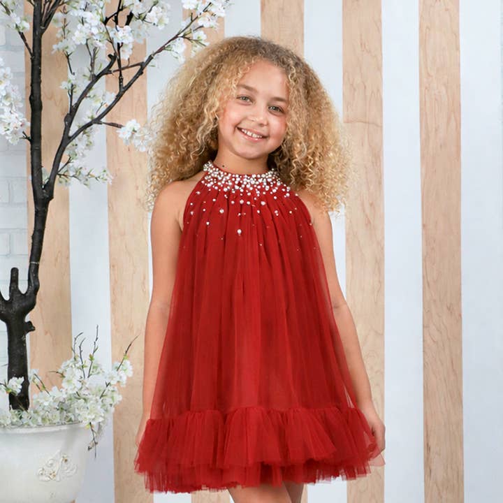 Solene, Berry for wholesale by Ooh! La, La! Couture