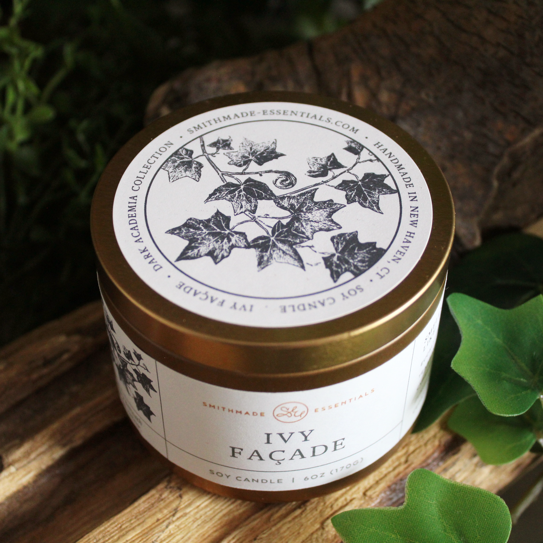 Smithmade Essentials - Wholesale Travel Candles - Ivy Façade Soy Candle2