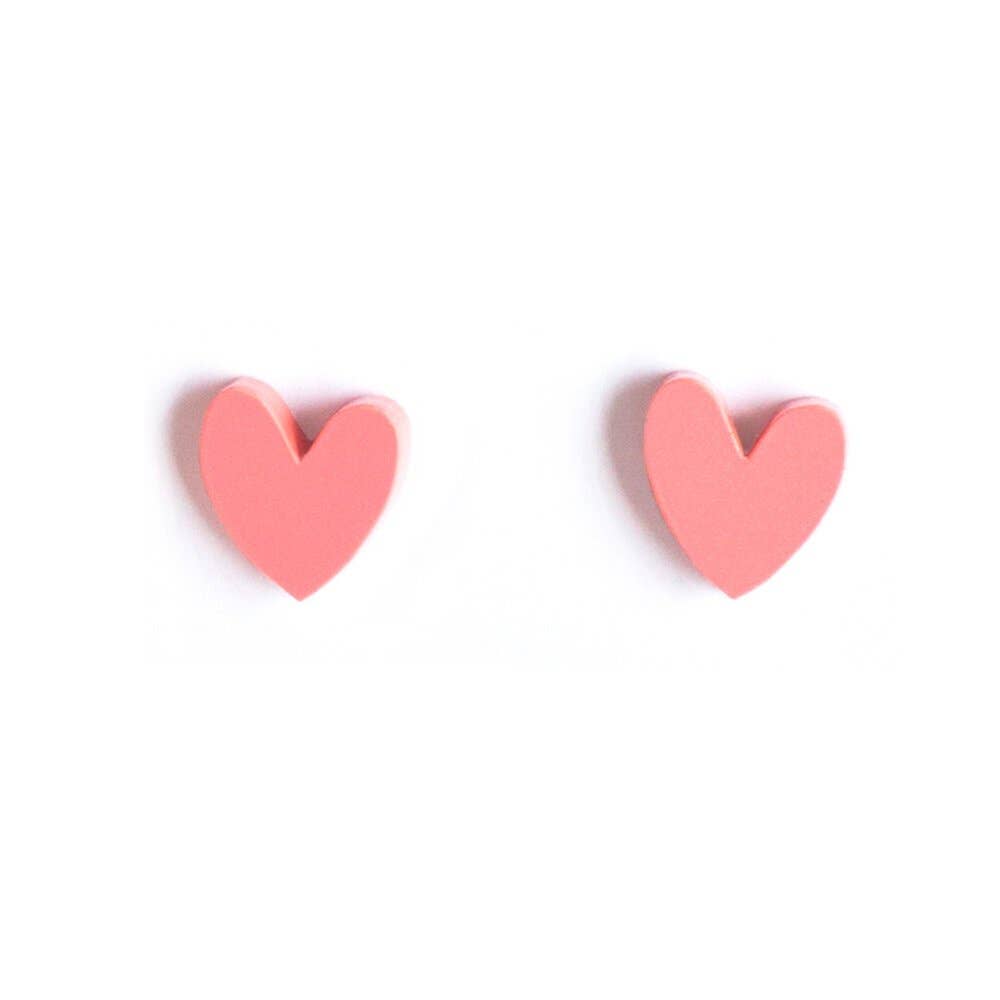 Natalie Lea Owen – Handmade Jewellery & Greeting Cards - Wholesale Stud/Post Earrings - Heart Stud Earrings Colourful Jewellery Mother's Day Gift14