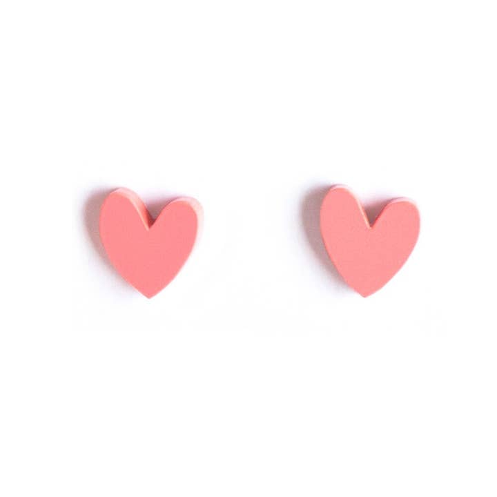 Natalie Lea Owen – Handmade Jewellery & Greeting Cards - Wholesale Stud/Post Earrings - Heart Stud Earrings Colourful Jewellery Mother's Day Gift14