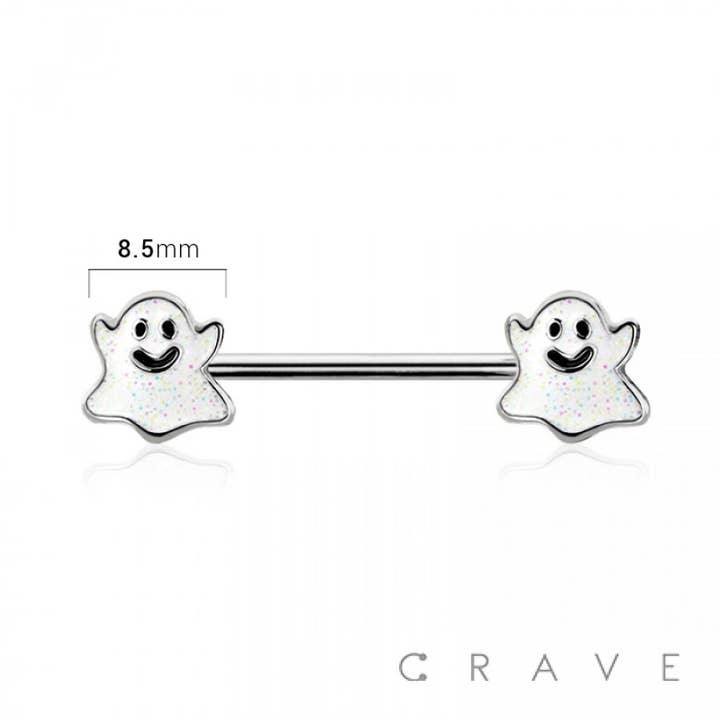 CRAVE – Großhandel Brustwarzenpiercing – LITTLE GHOST NIPPELPIERCING2