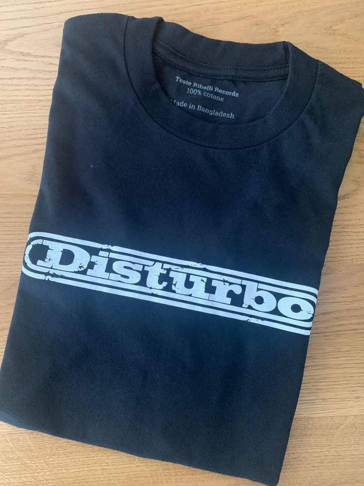 Disorder black t-shirt for wholesale by Teste Ribelli Records