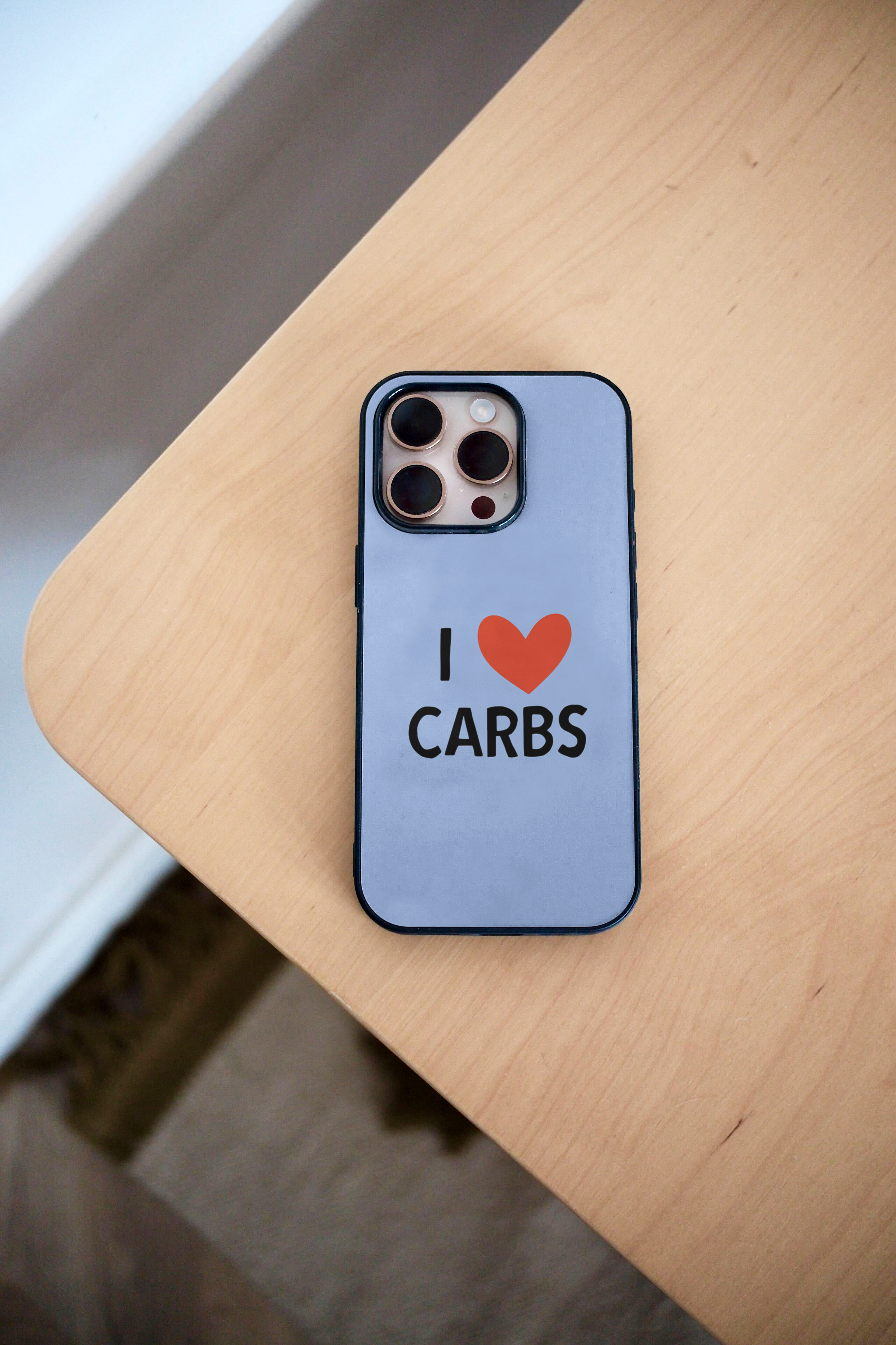 Wisdom and Wonder Designs – wholesale Phone case – Women’s – I Love Carbs | Phone Case3