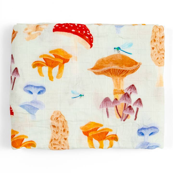 1canoe2 | One Canoe Two Paper Co. - Wholesale Swaddle - Baby - Mushrooms Baby Swaddle8