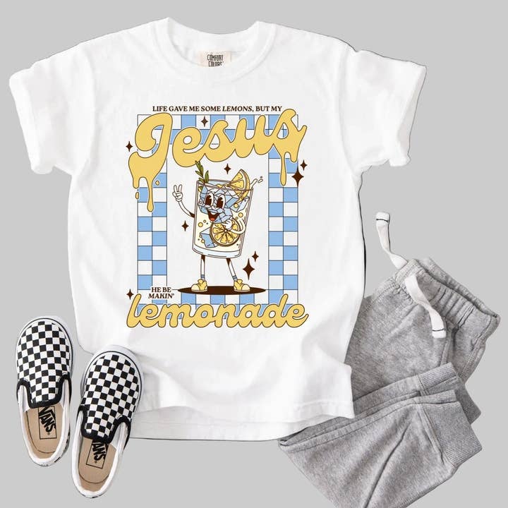 Jesus makes Lemonade | Kids Unisex Tee for wholesale by Made By Yen