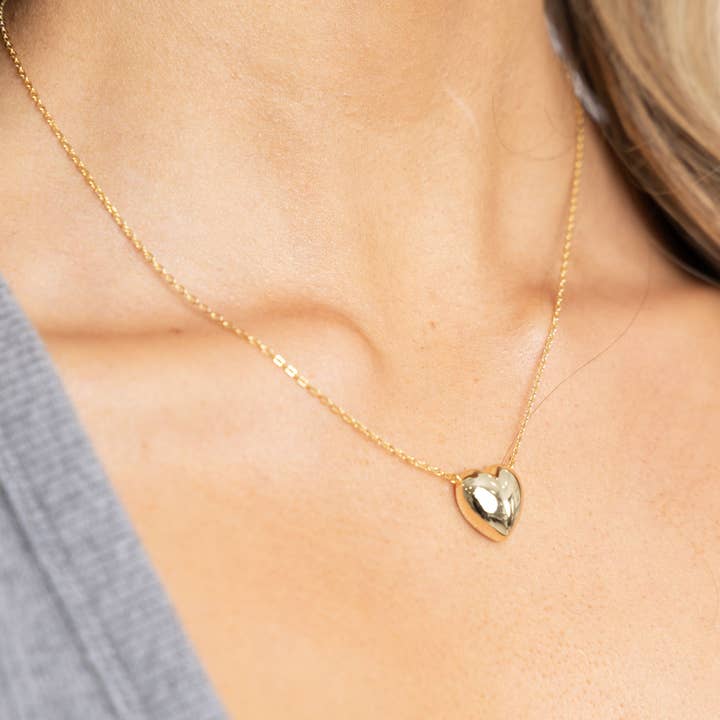 Sahira Jewelry Design - Wholesale Pendant/Charm Necklace - Brianna Heart Necklace