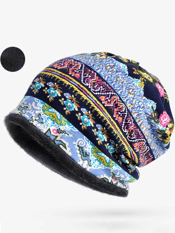 Sheer Trend - Wholesale Hoodie - Women's - Bohemia Floral With Plush Hood Accessories3