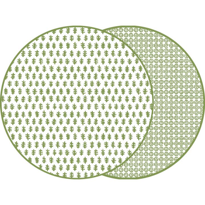 NAPPERON AGRA ROND À DEUX FACES pour la vente par Holly Stuart Home